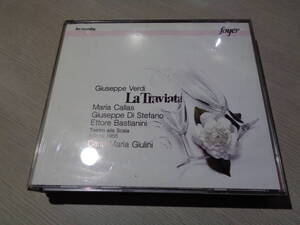 ジュリーニ,CARLO MARIA GIULINI,TEATRO ALLA SCALA MILANO 1955/VERDI:LA TRAVIATA(ITALY/foyer LIVE RECORDINGS:2-CF 2001 MINT 2CD