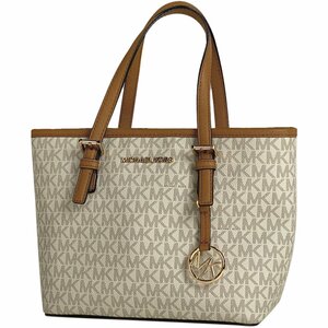 マイケルコース Michael Kors ロゴ ハンドバッグ ショルダーバッグ 2WAY コーティングキャンバス ホワイト 35S9GTVT0B レディース 【中古】