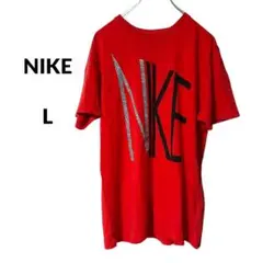 S2387【NIKE ナイキ】L　メンズ 半袖Tシャツ　ビッグロゴプリント