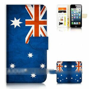 iPhone 6 Plus 6S Plus アイフォン シックス エス プラス オーストラリア 国旗 スマホケース 手帳型ケース スマートフォン カバー