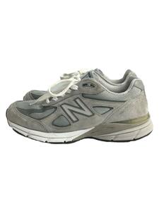 NEW BALANCE◆シューレース社外品/M990/25.5cm/GRY/990V4