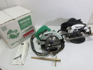 ◆訳あり 未使用 makita マキタ 6型 M5600A マルノコ 電動工具 元箱入り / マキタ HS6302 165㎜電子マルノコ 動作確認済み 2点 現状渡し