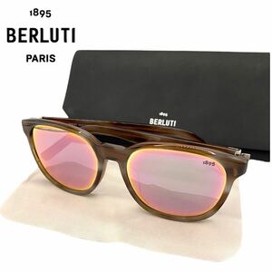 【本物保証】極上美品◆ Berluti ベルルッティ ◆サングラス　BL40031U 50G 偏光レンズ 眼鏡 メガネ