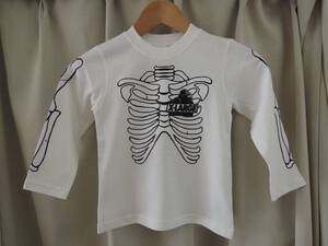 X-LARGE エクストララージ Kids L/S TEE KIDS SKELETON 白最新 送料込