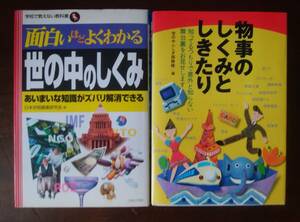 「しくみ」関連書2冊「面白いほどよくわかる世の中のしくみ」他
