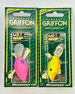 メガバス MR-X グリフォン B.B.C (BLACK BACK CHART) ＆ KILLER PINK MEGABASS GRIFFON Custompaint Jerkbait