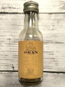 *◇ OBAN 空ボトル ボトル のみ 14年 50ml オーバン スコッチ ウイスキー インテリア ミニチュア コレクション レア 稀少 オールド 01