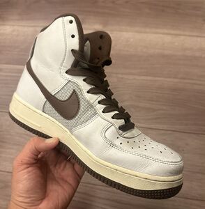 NIKE ナイキ スニーカー AIR FORCE 1 HIGH 07 LV8 WHITE/LT CHOCOLATE-GREY FOGエアフォース1 DM0209-101 ホワイト 25cm 101-shoes1237