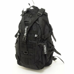 ◆526891 未使用品 LFNOLY バックパック デイパック リュックサック サイズ30L ミリタリー アウトドア メンズ ブラック