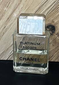 ◇多くの芸能人も愛用！CHANEL シャネル 香水 EGOISTE エゴイストプラチナ 残量5割 メンズ 大人な香り 長く愛されている香水 【G583MS】 