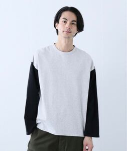 J.S HOMESTEAD COLOR SLEEVES ロングスリーブ Tシャツ JOURNAL STANDARD 長袖Tシャツ カットソー