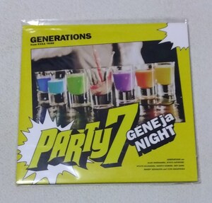 GENERATIONS from EXILE TRIBE / PARTY7 ～GENEjaNIGHT～　　　シングルCD