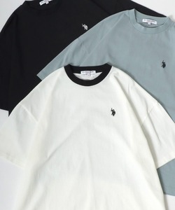 「U.S. POLO ASSN.」 半袖Tシャツ M アイボリー メンズ