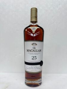 MACALLAN マッカラン25年 2022リリース シングルモルト シェリーオーク ウイスキー スコッチ 