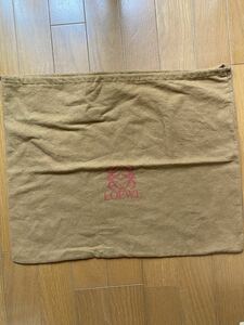 正規 LOEWE ロエベ 付属品 バッグ 保存袋 茶 サイズ 縦 37cm 横 46cm