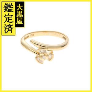 JEWELRY　ジュエリー　リング　K18　ゴールド　　ダイヤモンド0.10 　2.7g　8号【472】HG