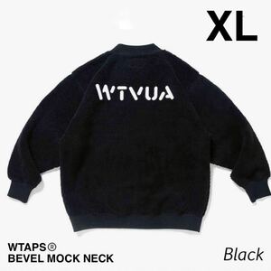 XL 新品 2022AW WTAPS ダブルタップス ボア モックネック スウェット Bevel / Mock Neck / Poac. Snl Black 黒 222ATDT-CSM28 送料無料