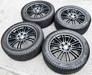 BRIDGSTONE VRX2 235/50R18 + weds ホイル ブリヂストン スタッドレス タイヤ 4本 2021年 アルファード ヴェルファイア エルグランド CRV