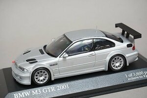 ミニチャンプス PMA 1/43 BMW M3 GTR Street 2001 シルバー 403012105