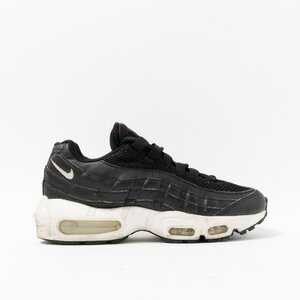 【1円スタート】 NIKE ナイキ DH8015-001 WMNS AIR MAX 95 ウィメンズ エア マックス ブラック レザー メッシュ スニーカー US6.5 23.5cm