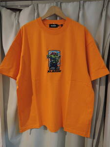 X-LARGE XLARGE エクストララージ STAGE FACE RAT S/S TEE オレンジ XLサイズ 人気商品 送料￥230～