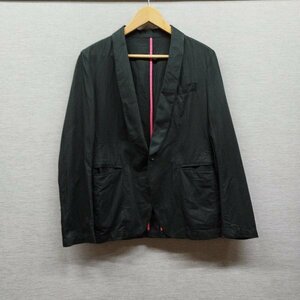 A111 TAKEO KIKUCHI タケオキクチ ジャケット 薄手 ストライプ地 コットン リネン 綿 麻 メンズ ブラック サイズ 2 オールシーズン