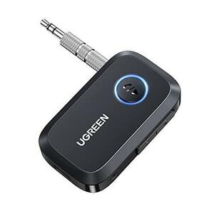 UGREEN 5.3 Bluetooth レシーバー 3.5mm 受信機 SBC/AAC 車載/AUX/iPhone/Android type-C充電 カーオーディオ ハンズフリー