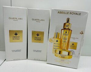 GUERLAIN ゲラン アベイユ ロイヤル フォーティファイング ローション 300ml×2/アベイユ ロイヤル オイル コフレ/美容液 ローション　中古