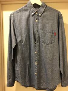 【中古】Blue S / supreme Oxford Shirt small / シュプリーム オックスフォードシャツ ブルー 青 21aw 21fw