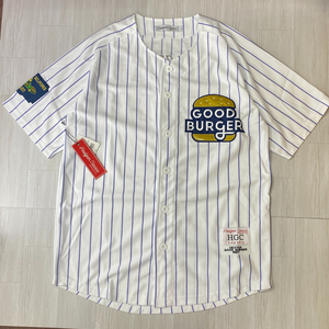 USA正規品 【XL】 Headgear Classics ヘッドギアクラシックス 1997年 Good Burger グッドバーガー HGC ベースボールシャツ #97 デクスター