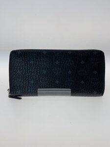 MCM◆長財布/レザー/BLK/総柄/メンズ/MXL8SVI92BK001