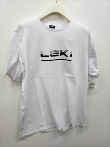 国内未発売の正規輸入・激レアアイテム！　LEKI　Tシャツ　ホワイト　L（日本規格ではXL相当）バーゲン価格！即決・現品限り