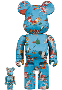 BE@RBRICK 歌川国芳「金魚づくし」100% & 400% BEARBRICK MEDICOM TOY