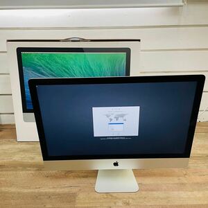 動作品　iMac 27インチ (Late 2013) i5 3.2GHz　8GB　1TB　 ME088J/A　C1050　　180サイズ発送　　マウス・キーボード・トラックパッド付き