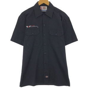 古着 ディッキーズ Dickies 半袖 ワークシャツ メンズM /eaa446554 【SS2409_50%】