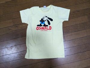 黄色　オズワルド　ディズニー　Ｔシャツ　160