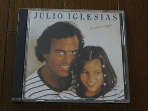 ☆ JULIO IGLESIAS 『 DE NINA A MUJER 』 CD フリオ イグレシアス 「イザベラの瞳』 35・8P-1 初期盤 EPIC/SONY ハガキ 溝無しケース 貴重