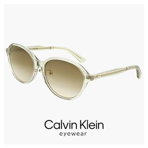 新品 レディース カルバンクライン サングラス ck23553slb 330 55mm calvin klein FEMALE モデル オーバル 型 UVカット UV400 紫外線対策