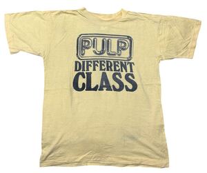 90’s Pulp different class ヴィンテージ Tシャツ M 音楽 ロック ポップ オルタナティヴ