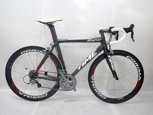 TIME ロードバイク ZXRS ブラック フルカーボン ULTEGRA 11速仕様 CORIMA AERO+ ホィール付 Sサイズ 2014年モデル △ 70125-2