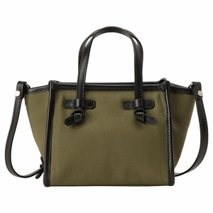 ジャンニキアリーニ ハンドバッグ Gianni Chiarini BS 8065 22AI CNV SE MILITARE ミス マルチェッラ 2WAY ショルダー クロスボディ カーキ