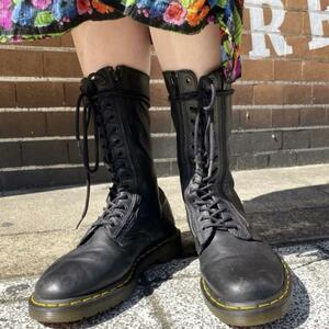 Dr.Martens 14ホール wジップブーツ UK4 23cm　レア