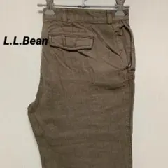 L.L.Bean エルエルビーン　パンツ　ヘリボーン柄ブラウン古着W42 L34