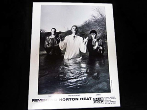 貴重!!!!! ★ プロモ写真 フォトシート ★ Reverend Horton Heat レヴァレンド ホートン ヒート 1 ★ サイコビリー ネオロカビリー