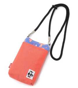 [新品]スマホケース CHUMSチャムス Rope Sholuder Pouch Sweat Nylonロープ ショルダーポーチ スウェットナイロン MUSHROOMマッシュルーム