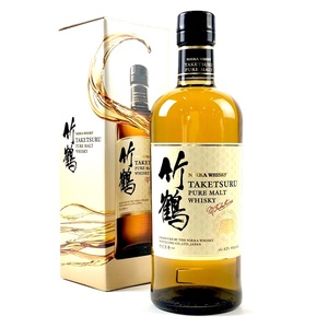 【東京都内限定お届け】 ニッカ NIKKA 竹鶴 ピュアモルト 白ラベル 700ml 国産ウイスキー 【古酒】