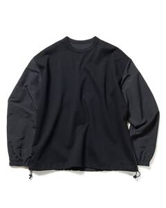 L 美品 24AW SOPHNET. FABRIC MIX L/S CREWNECK TOP SOPH-242046