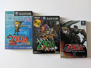 ゲームキューブ ゼルダの伝説 風のタクト 4つの剣+ トワイライトプリンセス　Gamecube GC Zelda Wind Waker Four Swords Twilight Princess