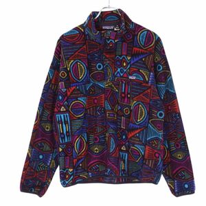 美品 パタゴニア PATAGONIA 95s ジャケット フリース 総柄 アボリジニ 総柄 25205 スナップT メンズ M マルチカラー cf03ol-rm18e26957