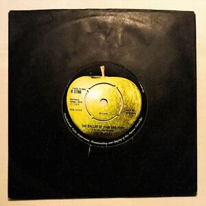 ◆UK盤EP◆ BEATLES / THE BALLAD OF JOHN AND YOKO ◆マト1U/2